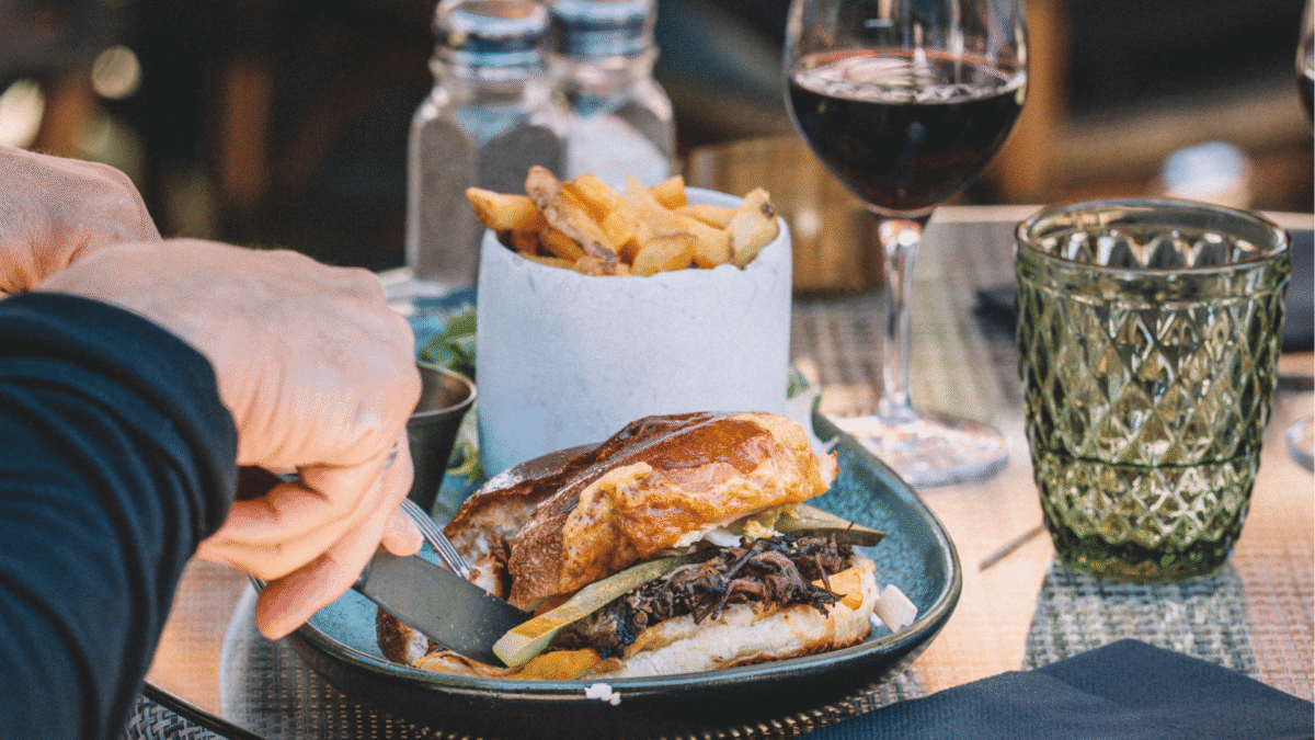 prix menu en restaurant — illustration