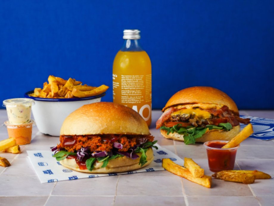Burgers et frites maison de Back Bay à Nantes