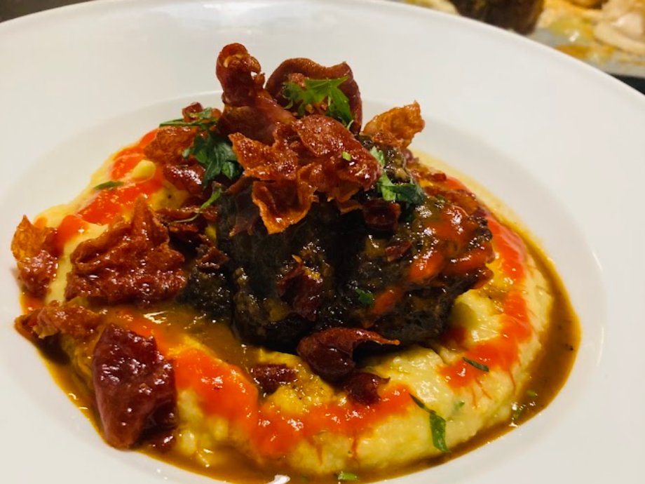 Viande confite et polenta du Bistrot Chamaille à Nantes
