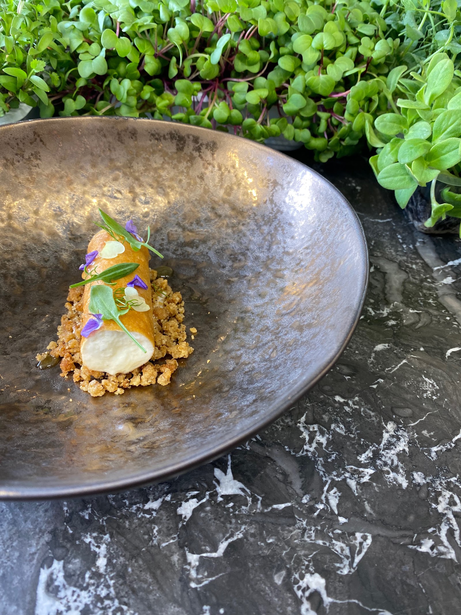 Assiette servie chez Lacertus aux Sables-d'Olonne