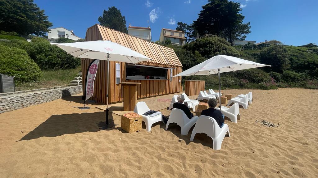 La Paillote de Coco Galette sur la plage à Pornic