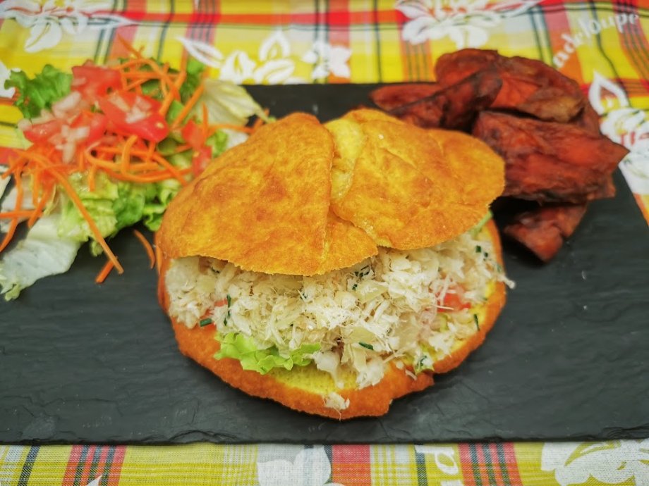 Bokit à la morue et patates douces du Rio à Nantes