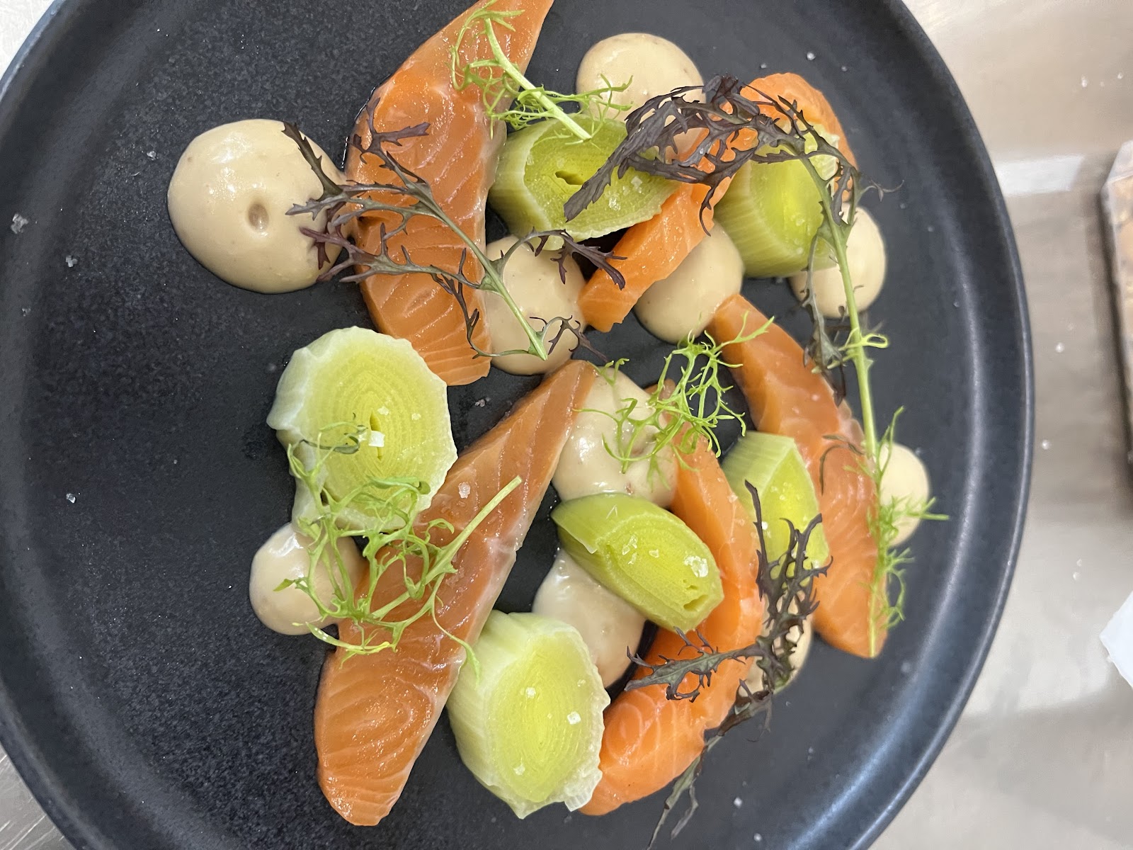 Assiette servie chez Locco à Pornichet