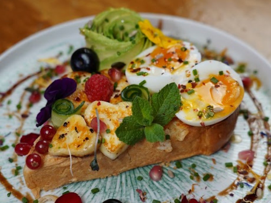 Tartine à l'œuf de The Garden à Nantes
